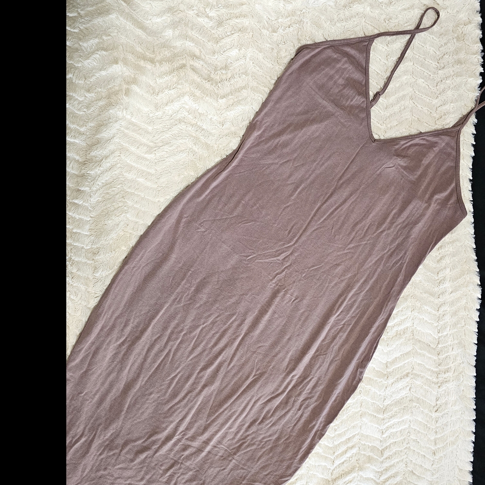 SHEIN Curve Mocha Spaghetti Strap Top